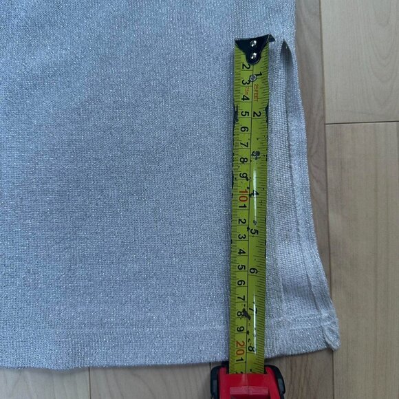 Le Château Women's Grey and Silver Skirt - Picture 8 of 8